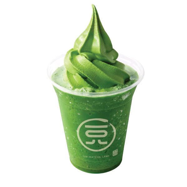Matcha Smoothie with Soft Serve