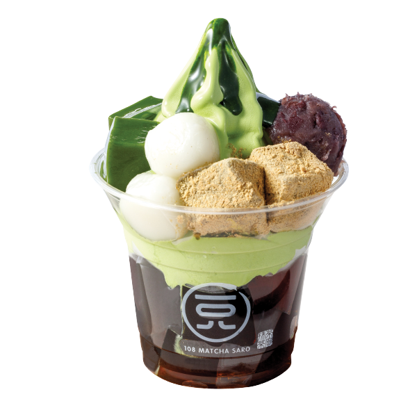 Matcha Soft Serve Parfait Deluxe