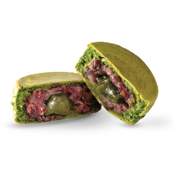 Red Bean Paste with Warabi Mochi + Matcha Dough
