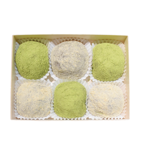 Mixed Daifuku (Kinako and Matcha Powder)
